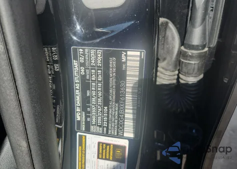 2019 Mercedes-Benz Glc 300 из США, поврежденный, VIN WDC0G4JBXKF613630